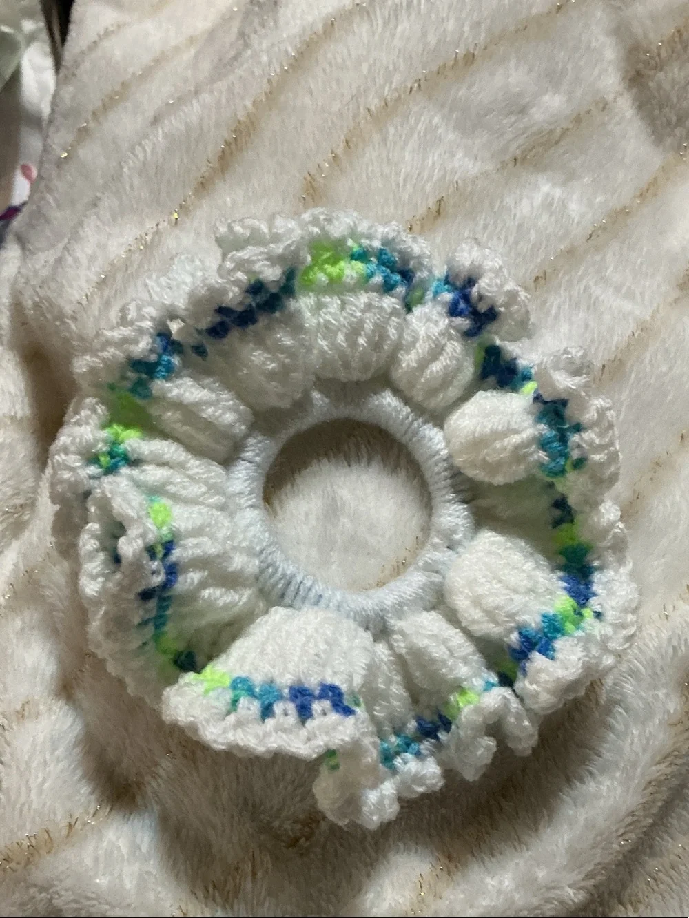 Crochet Hair Scrunchies -